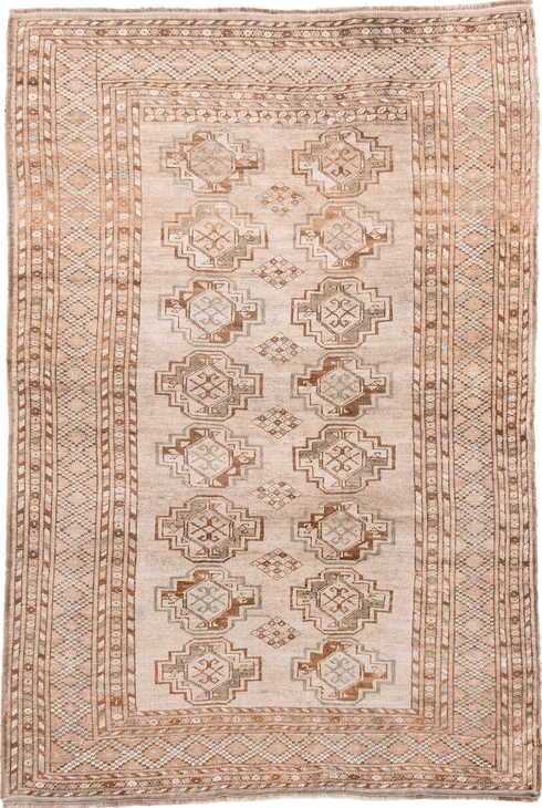 Antique Afghan Area Rug (3' x 5')